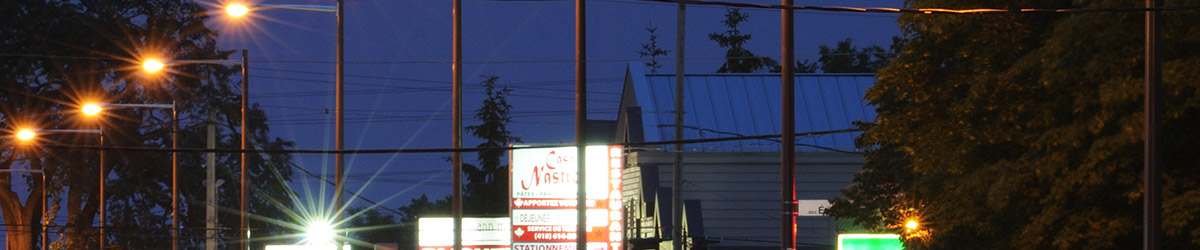 Electricien électricité éclairage de rue Quebec